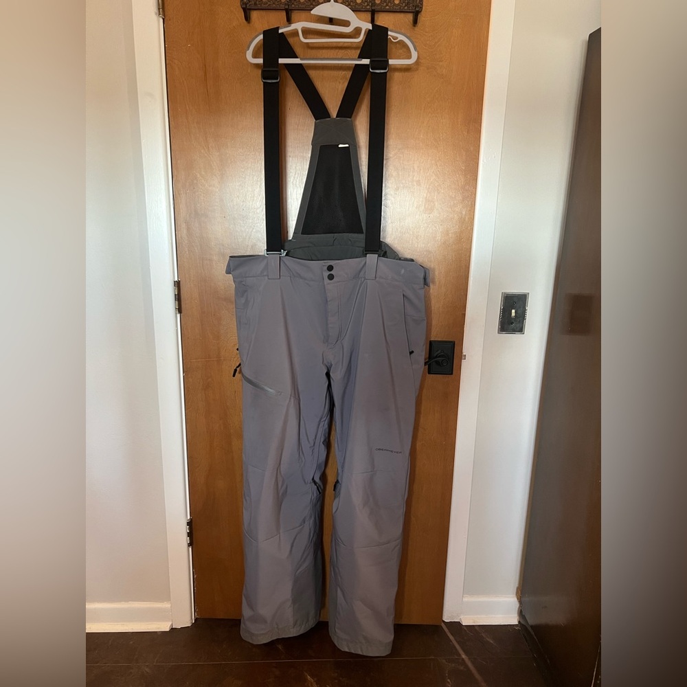 Obermeyer Men's Gray Pants with Suspenders